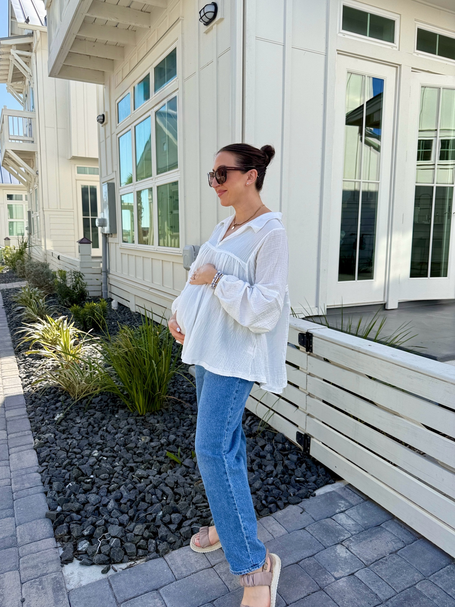 Linking my fave maternity jeans I’ve found so far - these are in the shade “Demin Blue” and size medium fits me well still in the third trimester! 

#LTKBump #LTKFamily #LTKTravel