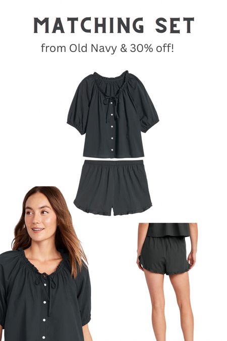 Cutest matching set from Old Navy 30% off right now! I just ordered one for myself and looks like they’re selling fast. I love a matching set & this reminds me so much of my Deiji ones & Doen one I’ve lived in the past few summers! But for a muchhh better price 🙌🏼 

#springstyle
#springoutfit
#matchingset