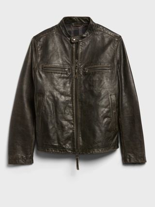 Leather Biker Jacket | Banana Republic (US)