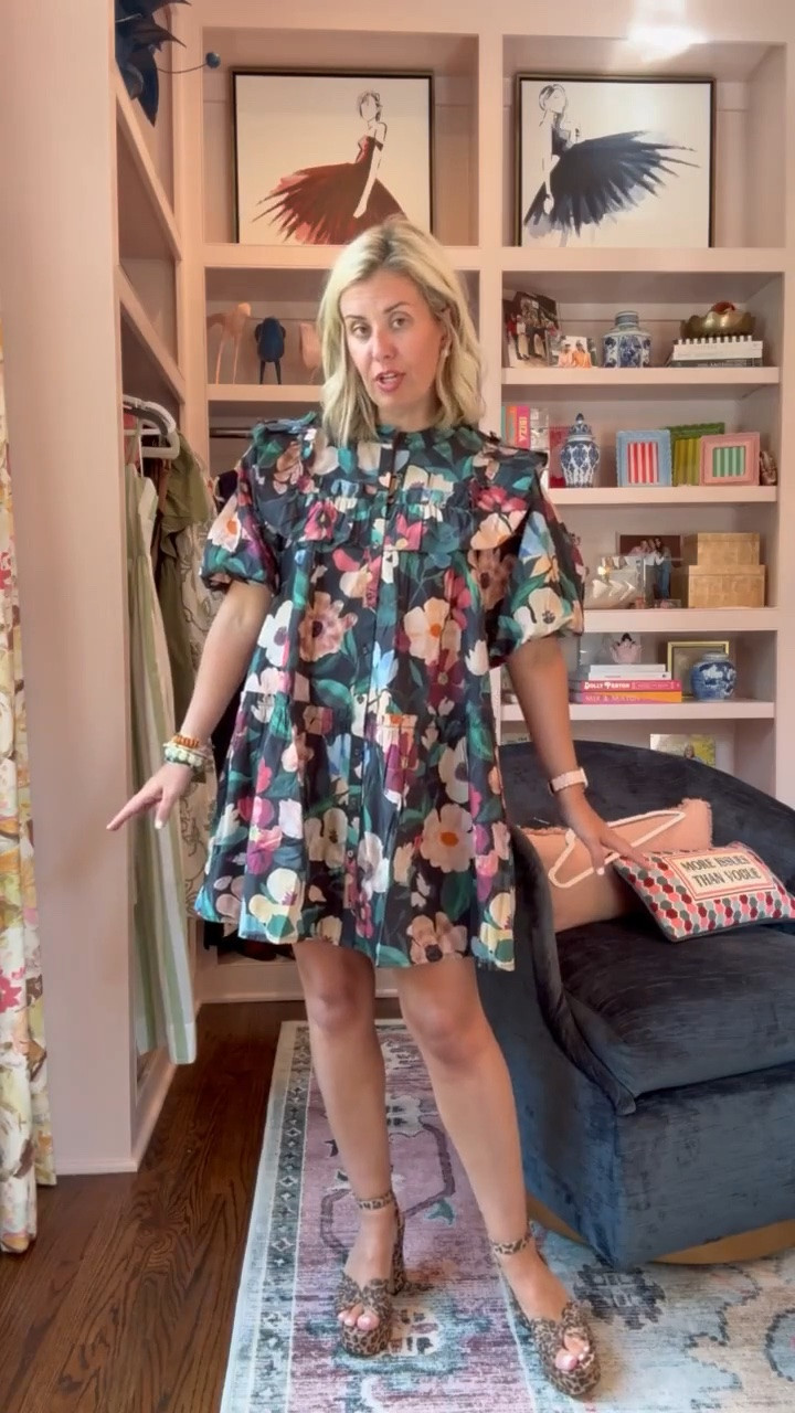 My favorite Cleobella style dress. I always get it when any new print comes out! I’m in a small dress and 8 heels. 

CODES:
Cleobella - mixandmatch15 
Allie + Bess - Catherine20

#LTKOver40 #LTKPetite #LTKootd