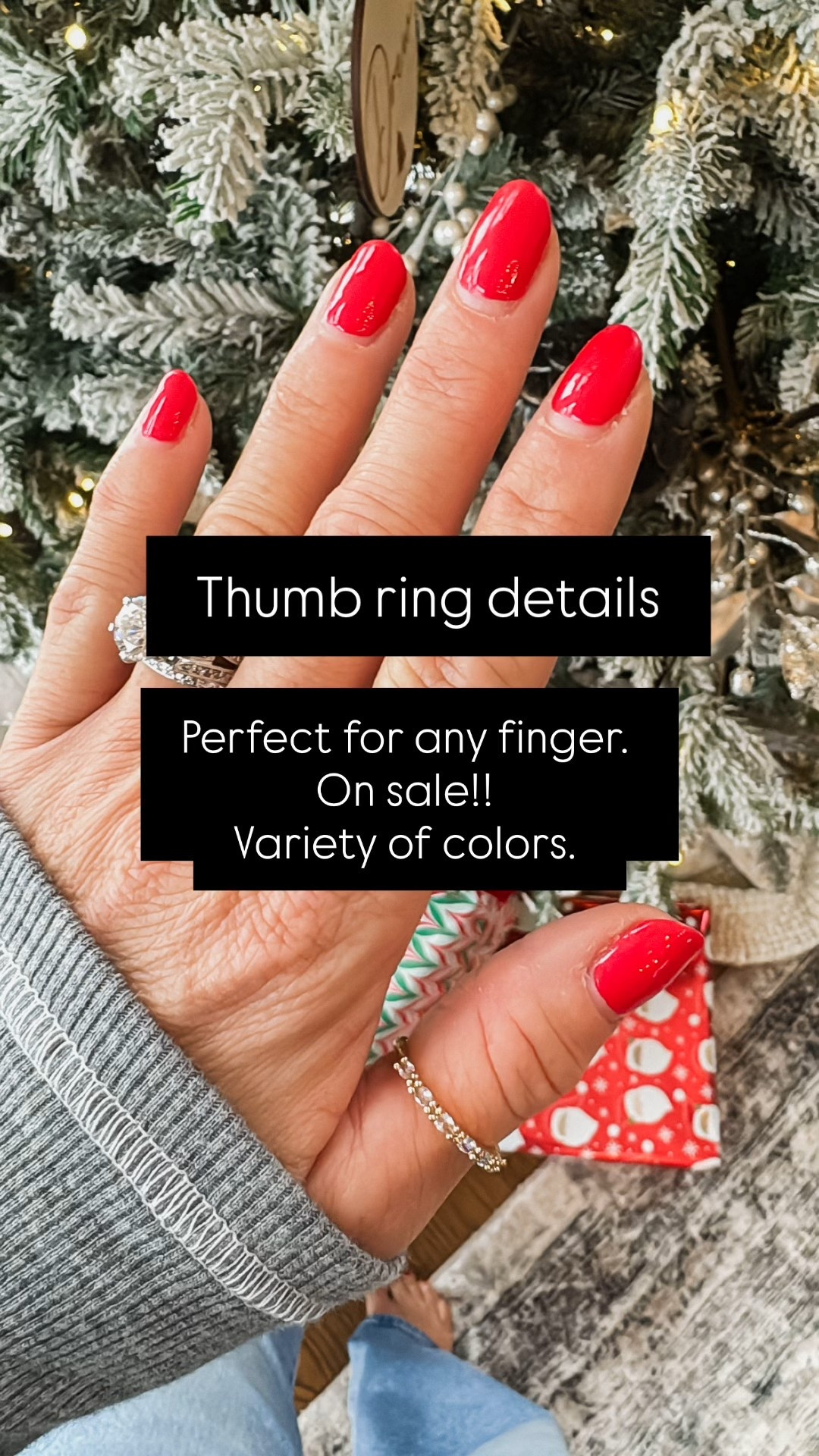 Love this ring. Dainty but makes a statement. Variety of colors. 
Currently on SALE

#LTKOver40 #LTKSaleAlert #LTKHoliday