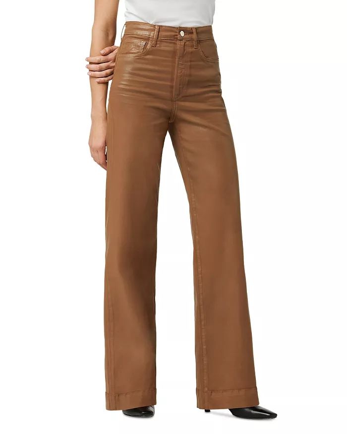 The Mia Coated High Rise Wide Leg Jeans | Bloomingdale's (US)