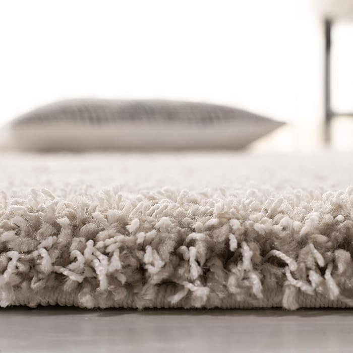 SAFAVIEH California Shag Collection Area Rug - 9'6" x 13', Beige, Non-Shedding & Easy to Clean, U... | Amazon (US)