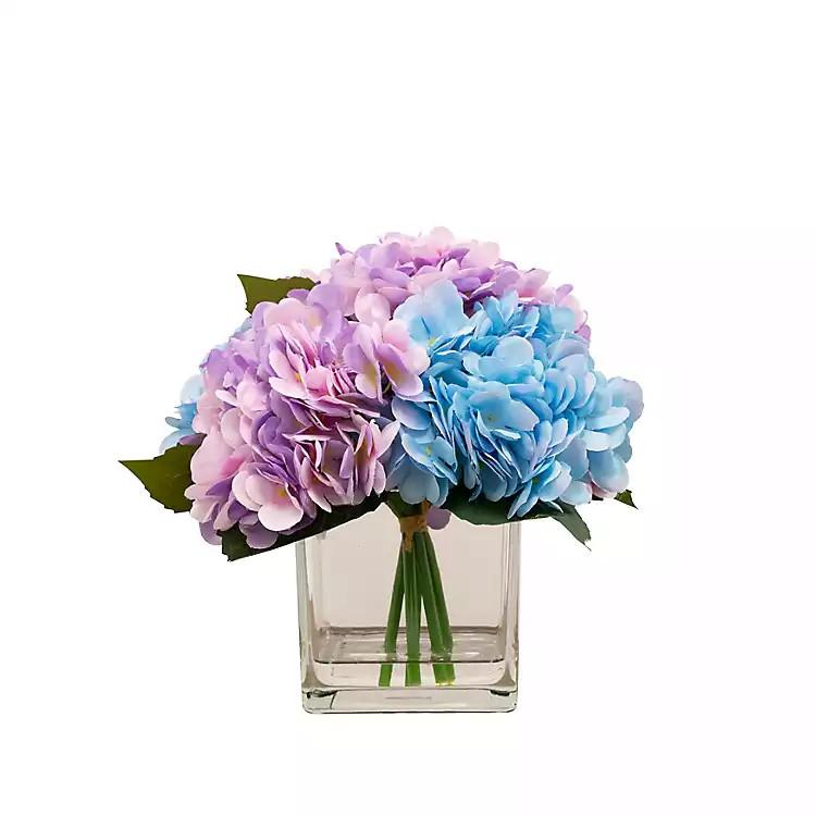 Blue and Purple Hydrangea Arrangement | Kirklands