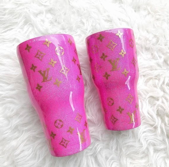Full Glitter Pink Louis Vuitton Tumbler|Custom Tumbler|Louis Vuitton|Personalized Tumbler|Yeti|Yeti  | Etsy (US)