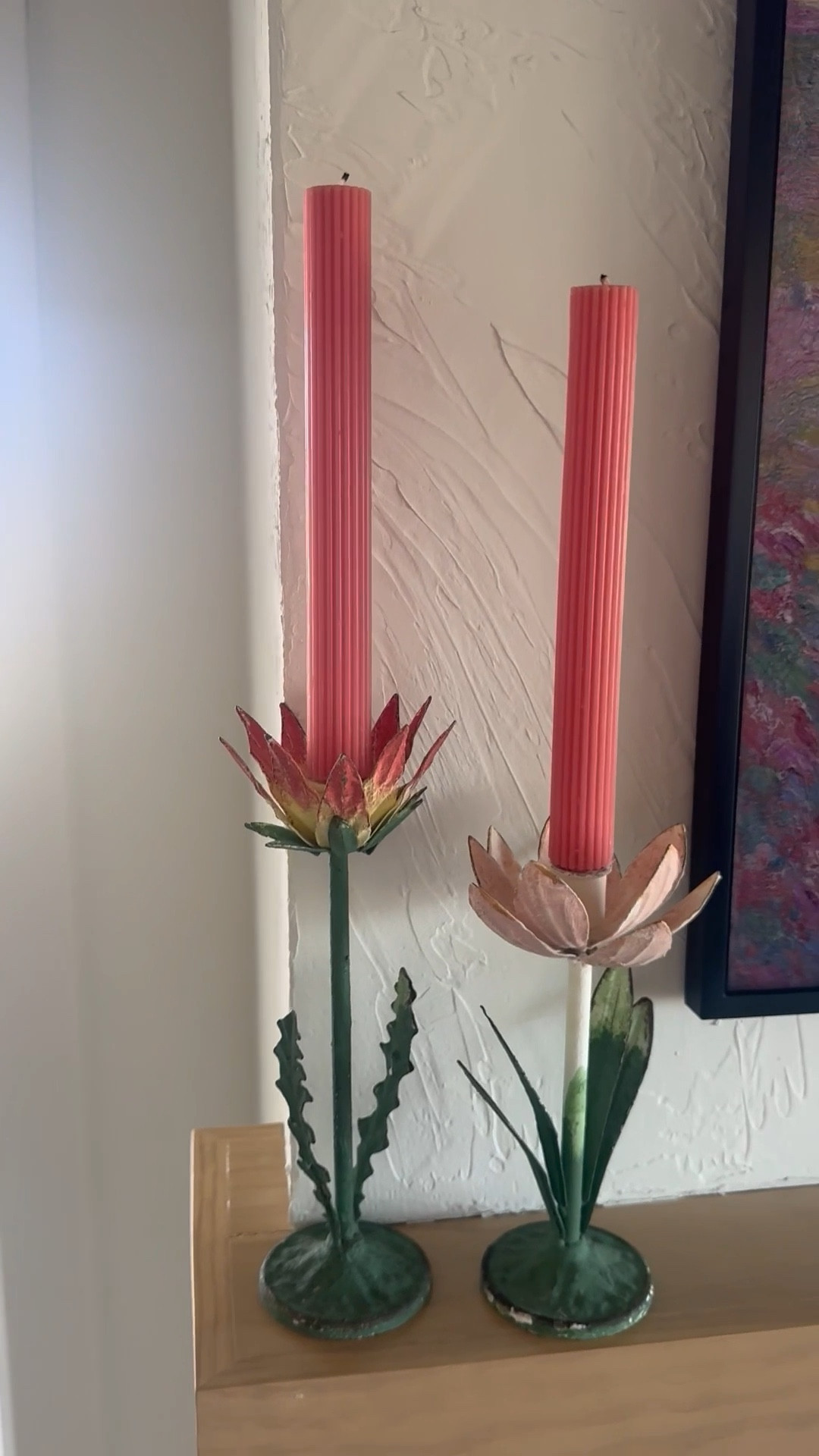 The best fluted taper candles. They come in tons of colors and anthro has an exclusive LTK code that works until tomorrow! ANTHRO20 for 20% off purchases or $100+ 

#LTKFindsUnder50 #LTKSaleAlert #LTKHome