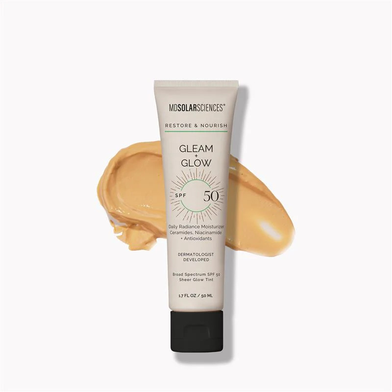 Gleam + Glow SPF 50: Illuminating Tinted Sunscreen | MDSolarSciences