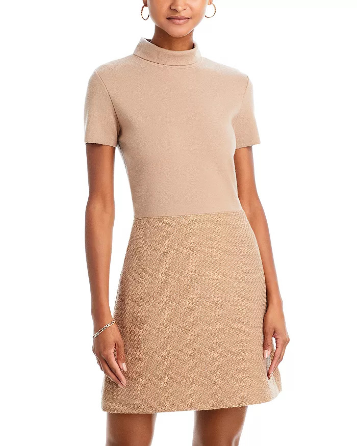 Mixed Media Mini Dress | Bloomingdale's (US)