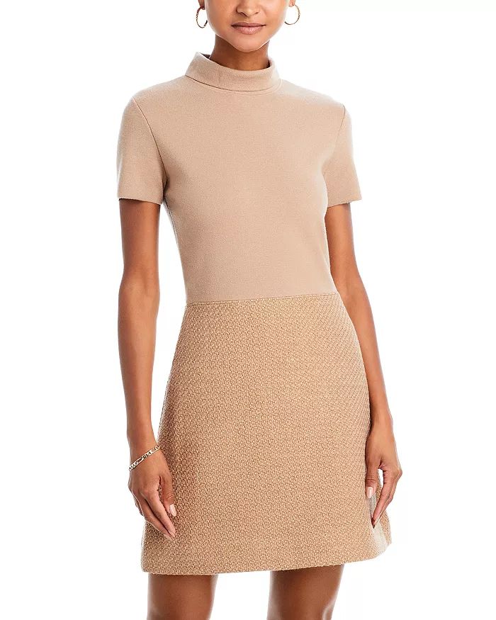 Mixed Media Mini Dress | Bloomingdale's (US)