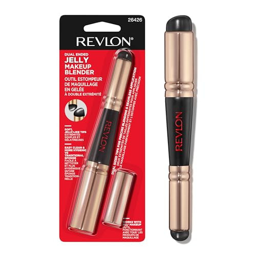 Revlon Dual Ended Jelly Makeup Blender Tool, Silicone Applicator for Blush, Bronzer, Concealer, Contour, Eyes, and Lips, 1 Count | Amazon (US)