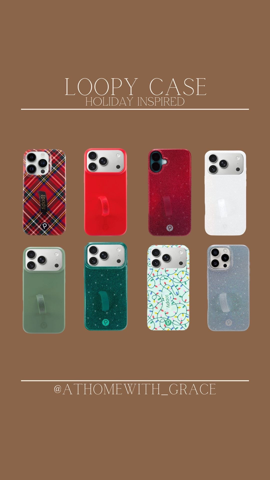 Holiday inspired loopy cases. Stocking stuffer. Phone case. Christmas plaid. Christmas phone case. iPhone cover. iPhone case  

#LTKmomlife #LTKFamily #LTKHoliday