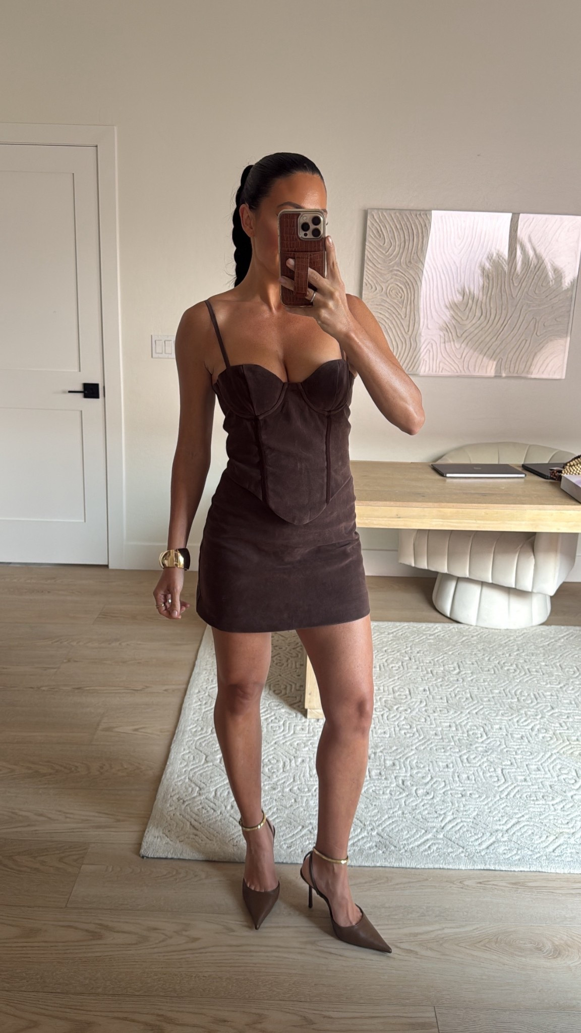 Tonight’s dinner outfit with my management team! 
@Zara heels 
Pretty little thing suede dress size 2 


#LTKgrwm #LTKSeasonal #LTKootd