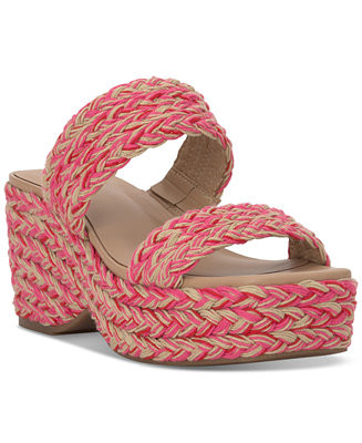 Women's Norina Woven Two Band Wedge Sandals, Created for Macy's | Macy's