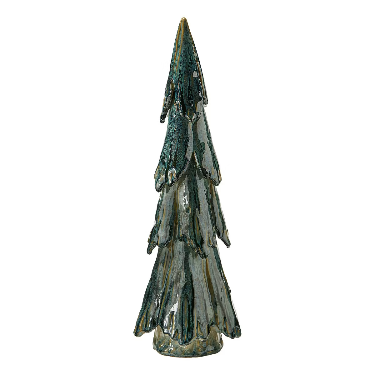 tagltd Tall Pines Ceramic Holiday Decor - Large Green Figurine, 19.7" Tall, Perfect for Christmas... | Target