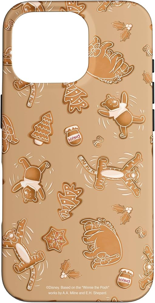 Disney Winnie the Pooh Eeyore & Tigger Gingerbread Christmas Case for iPhone 16 Pro | Amazon (US)