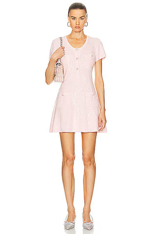 Sequin Knit Mini Dress | FWRD 
