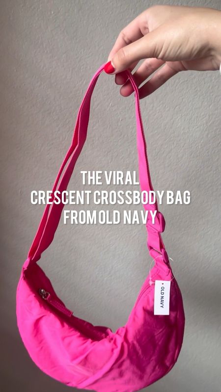 Crescent crossbody bag 

Old Navy  purse  accessories  spring outfit  summer outfit 

#LTKfindsunder50 #LTKitbag #LTKstyletip