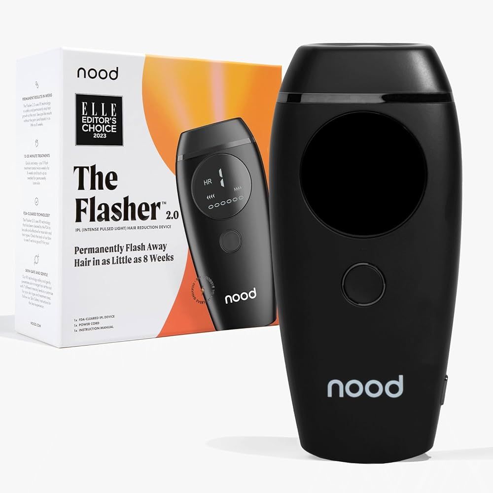 NEW Flasher 2.0 by Nood, IPL Laser Hair Removal Device for Men and Women, Pain-free and Permanent... | Amazon (US)