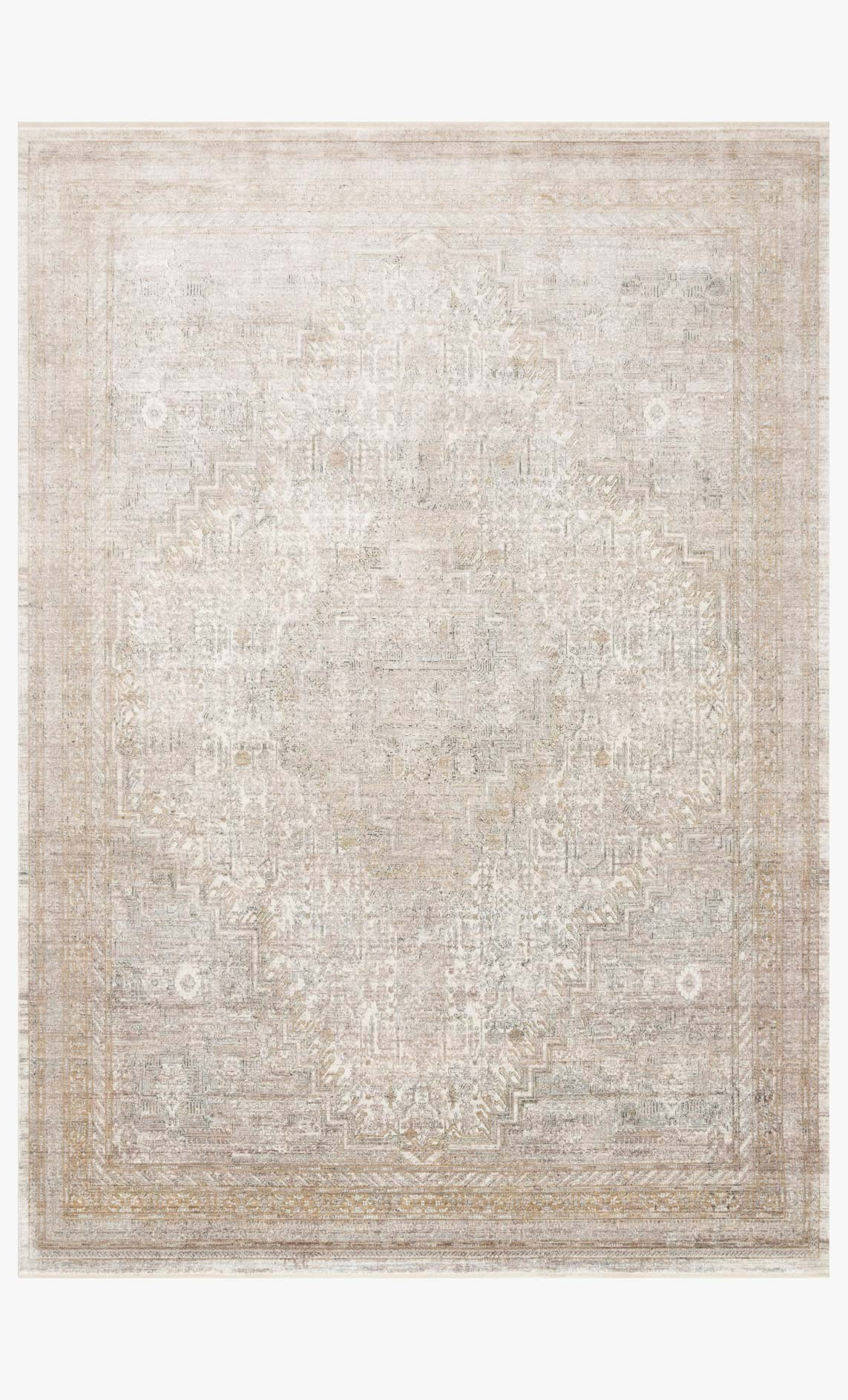 Gemma Rug in Sand & Ivory by Loloi | Burke Decor
