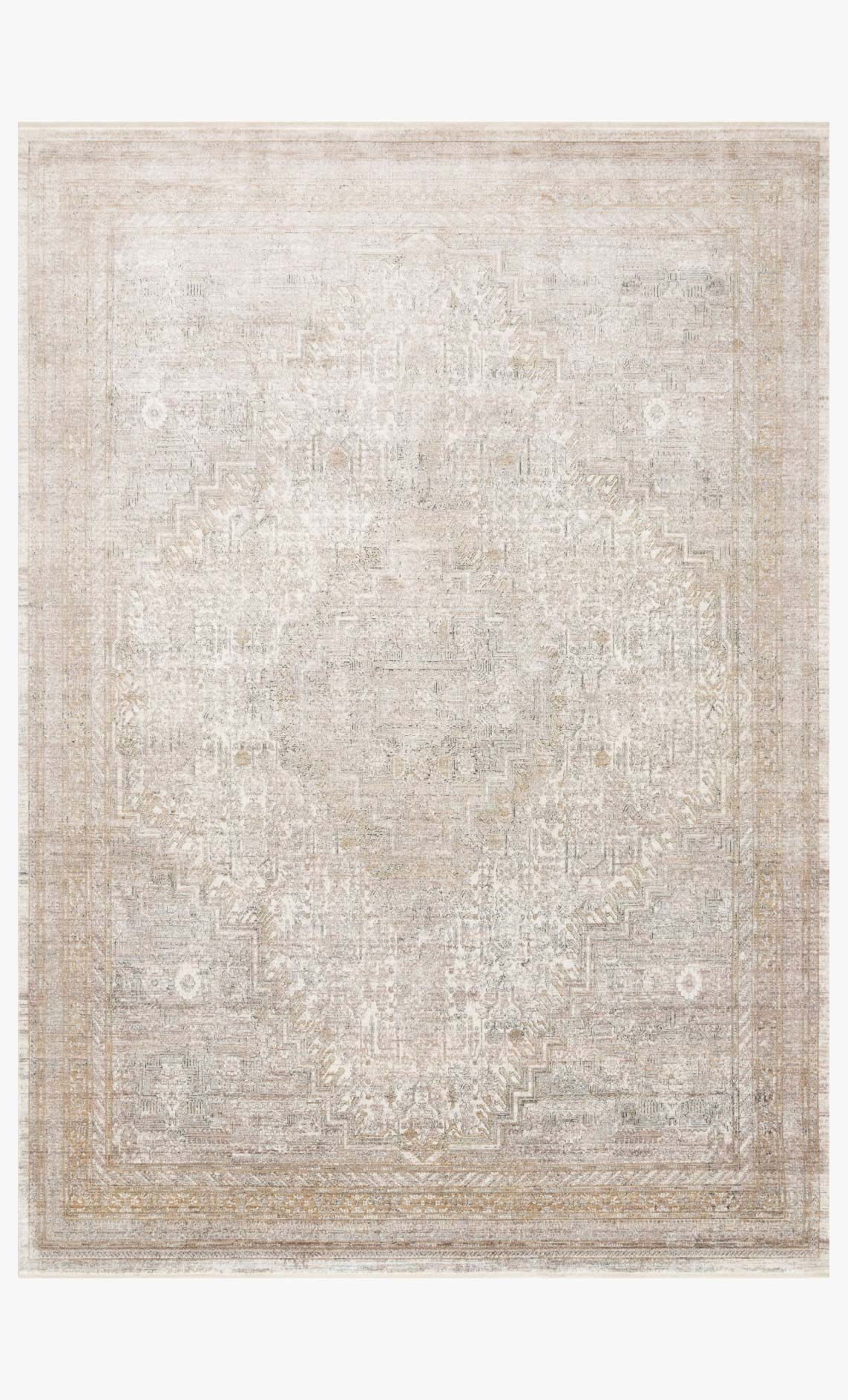 Gemma Rug in Sand & Ivory by Loloi – BURKE DECOR | Burke Decor