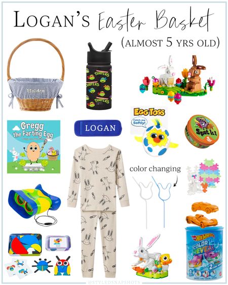 Logan’s Easter Basket - he’s almost 5 // boy Easter basket ideas 

#LTKfindsunder50 #LTKkids #LTKSeasonal