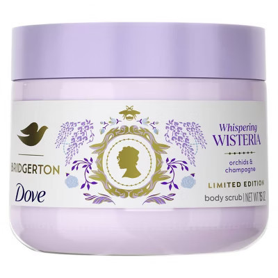 Dove Beauty Limited Edition Bridgerton Body Scrub - Whispering Wisteria - Orchids & Champagne Scent - 15oz | Target