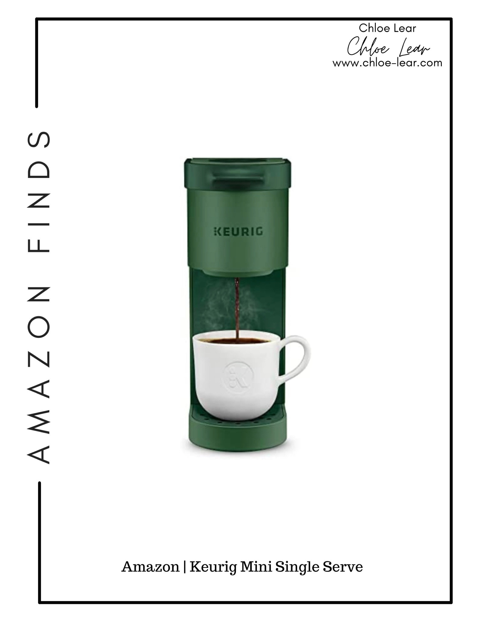 Keurig mini 50% off at Amazon.
#amazon #amazonfinds #keurig

#LTKCyberweek #LTKunder50 #LTKGiftGuide