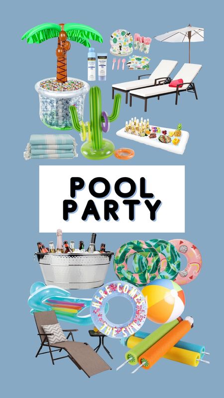 Pool Party! 

#LTKhome #LTKSeasonal #LTKparties