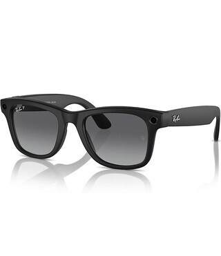 Ray-Ban Unisex Ray-Ban Meta Smart Glasses Wayfarer Large 53mm Polarized Sunglasses | Dillard's | Dillard's