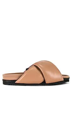R0AM Foldy Puffy Slide in Nude from Revolve.com | Revolve Clothing (Global)