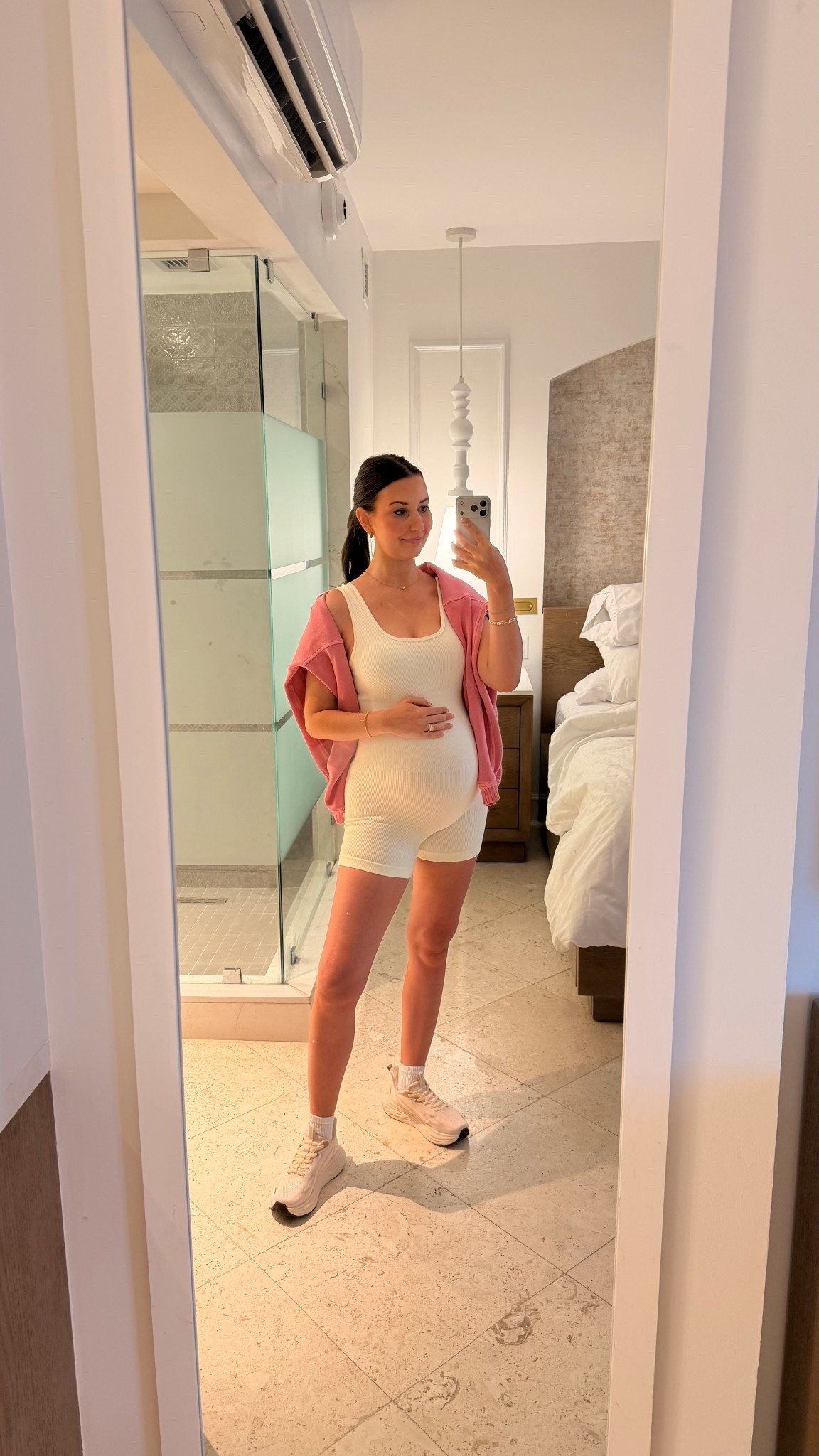 Easy bump friendly travel outfit! Pregnancy romper jumpsuit❤️

#LTKBump #LTKootd #LTKTravel