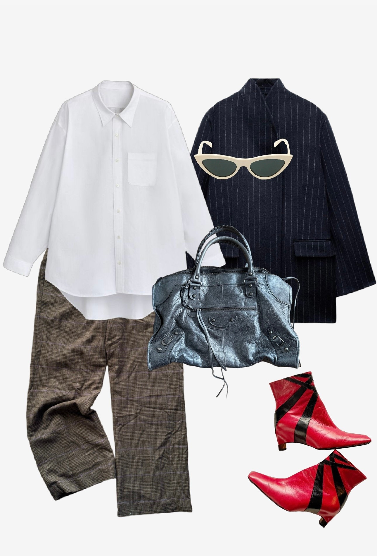 Everything is preloved/vintage except the blazer. Even the sunglasses and the belt you can’t see  


#LTKSeasonal #LTKootd #LTKOver40