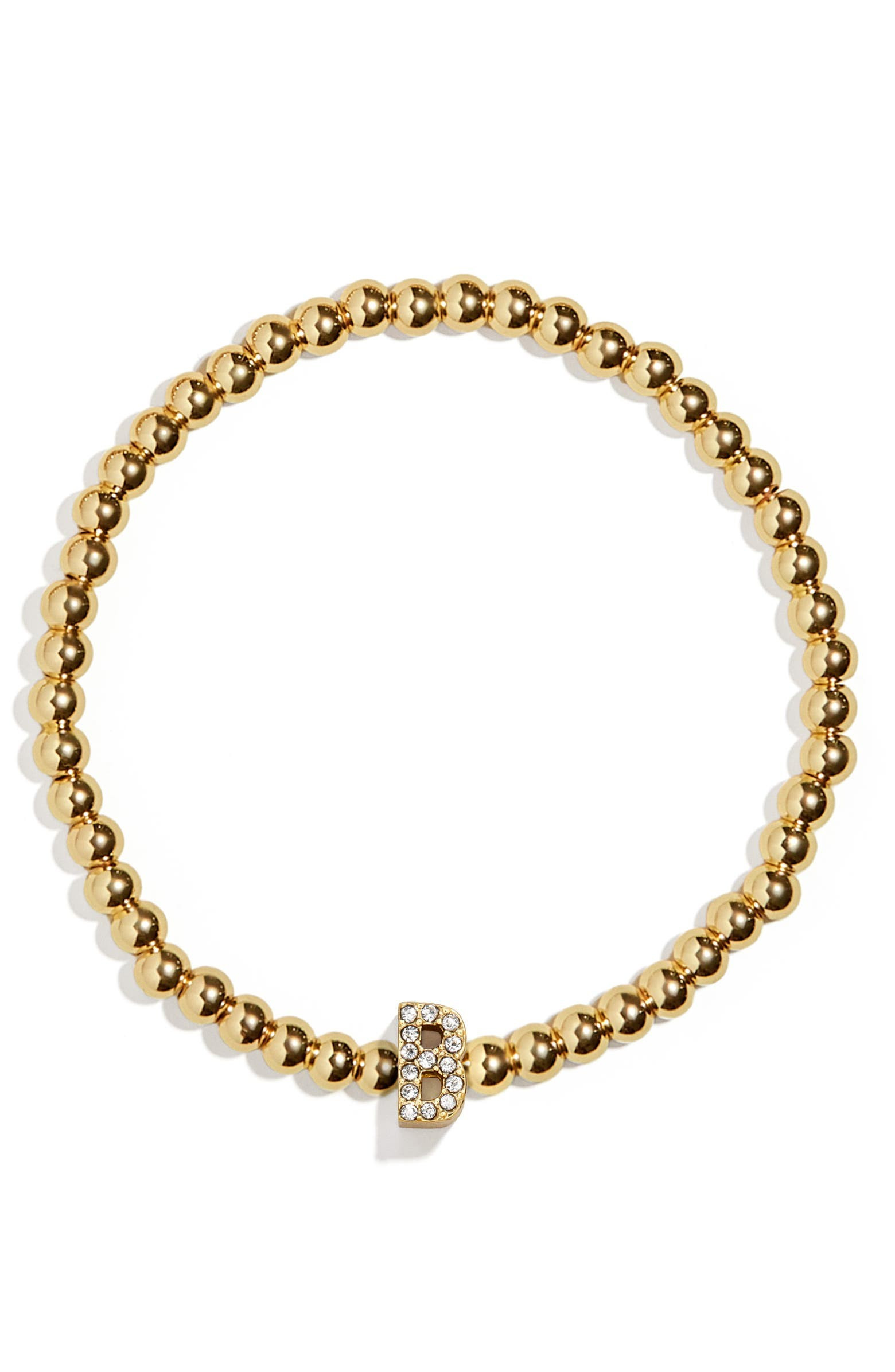 BaubleBar Pisa Pavé Initial Bracelet | Nordstrom | Nordstrom