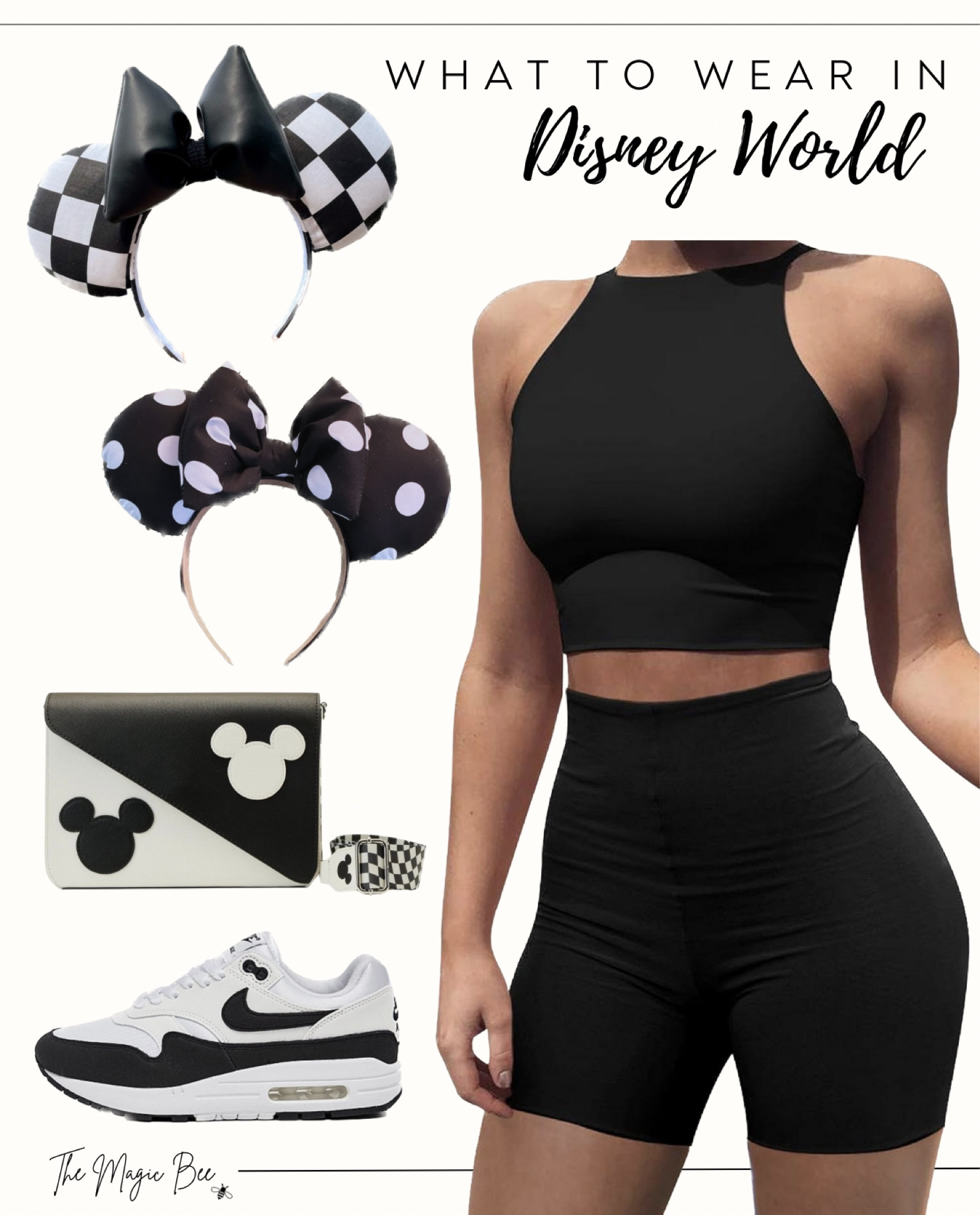 🖤🤍🖤🤍 sometimes simple is best! 
#Disney #DisneyOutfit 

#LTKSpringSale #LTKtravel #LTKstyletip