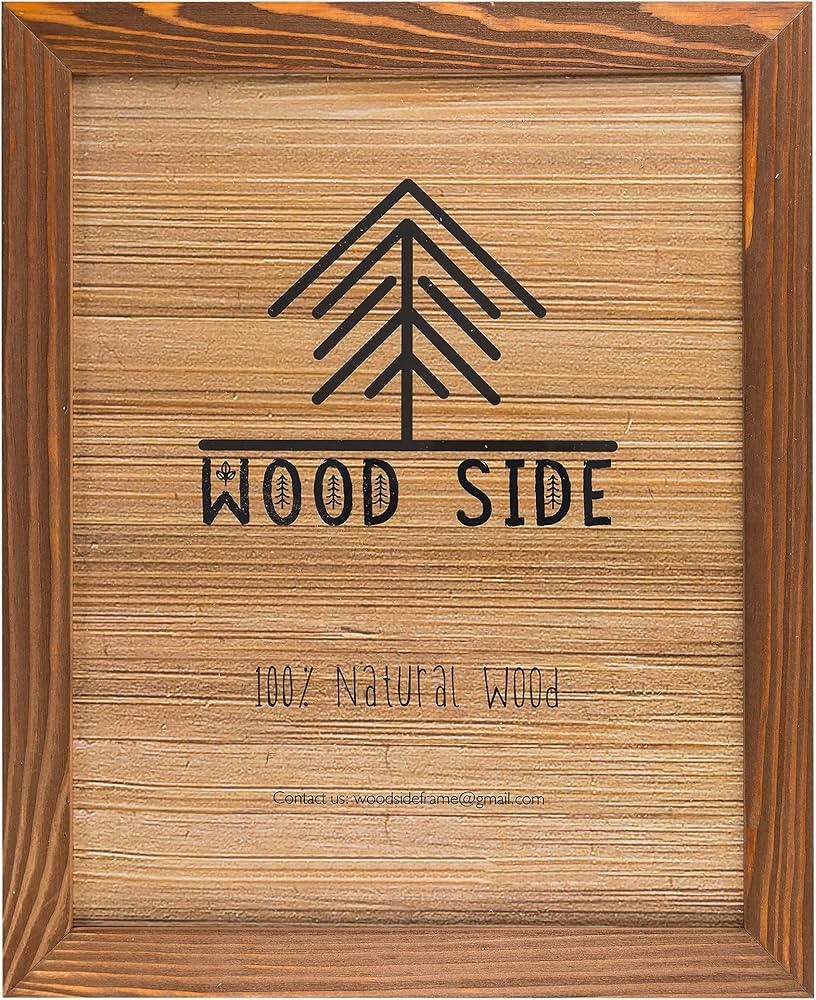 Rustic Wooden Poster Picture Frame 24x36 - Natural Solid Eco Distressed Wood for Wall Mounting Ph... | Amazon (US)