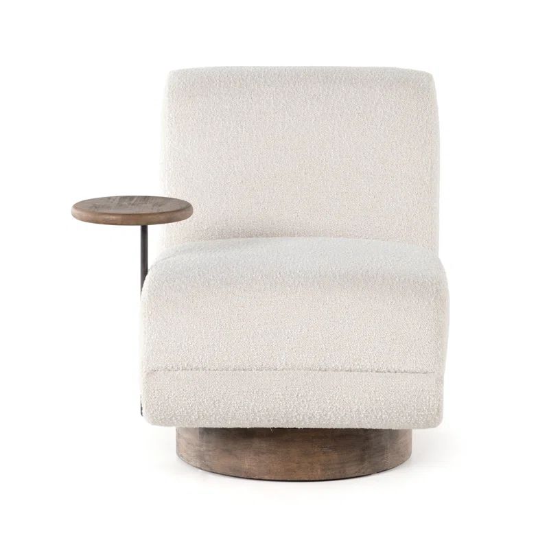 Bodi Upholstered Swivel Slipper Chair | Wayfair North America