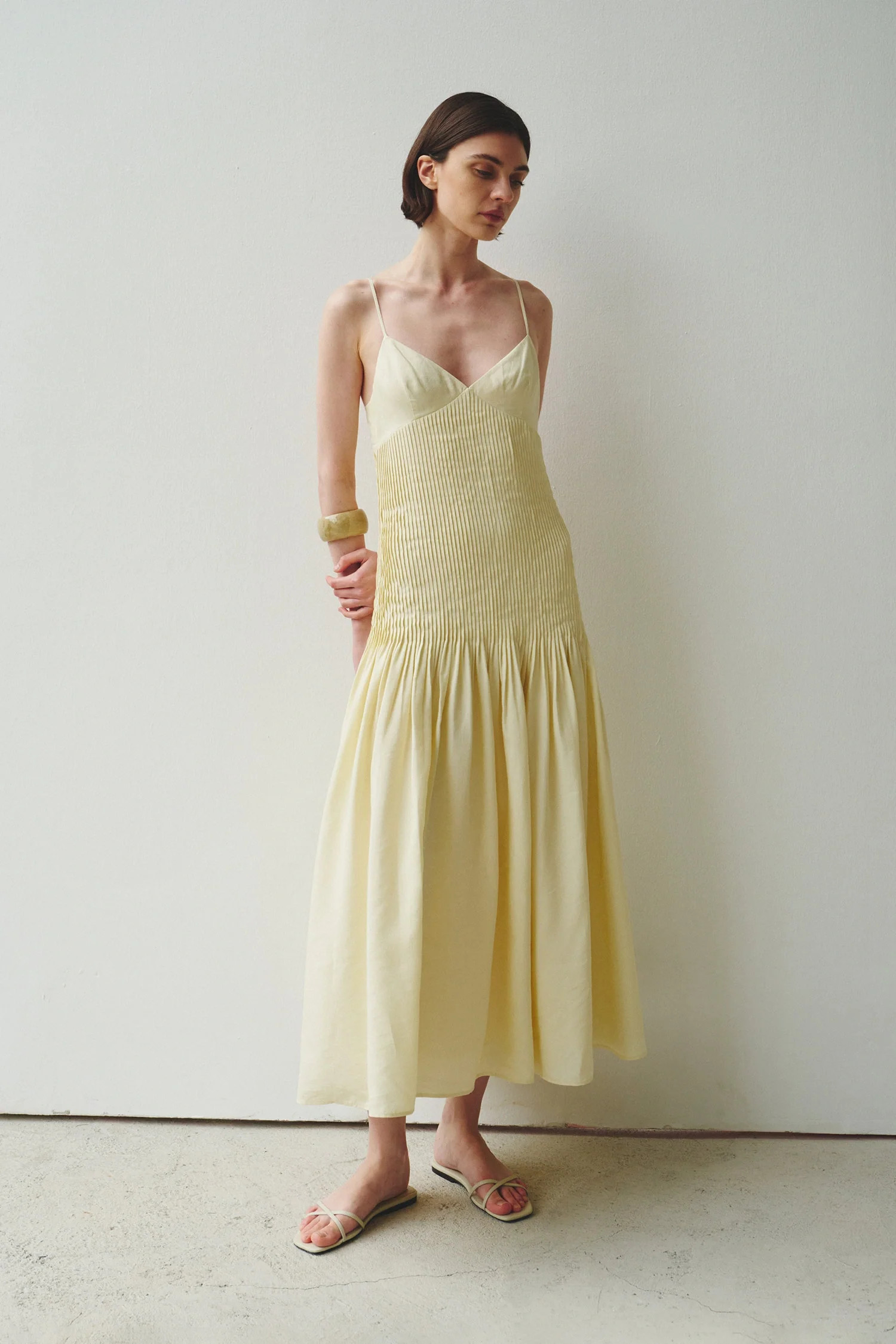 Fleursonne Pintucked Midi Dress | Rue Sophie | Rue Sophie