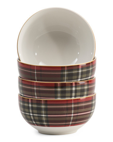 Set Of 4 Porcelain Cereal Bowls | TJ Maxx