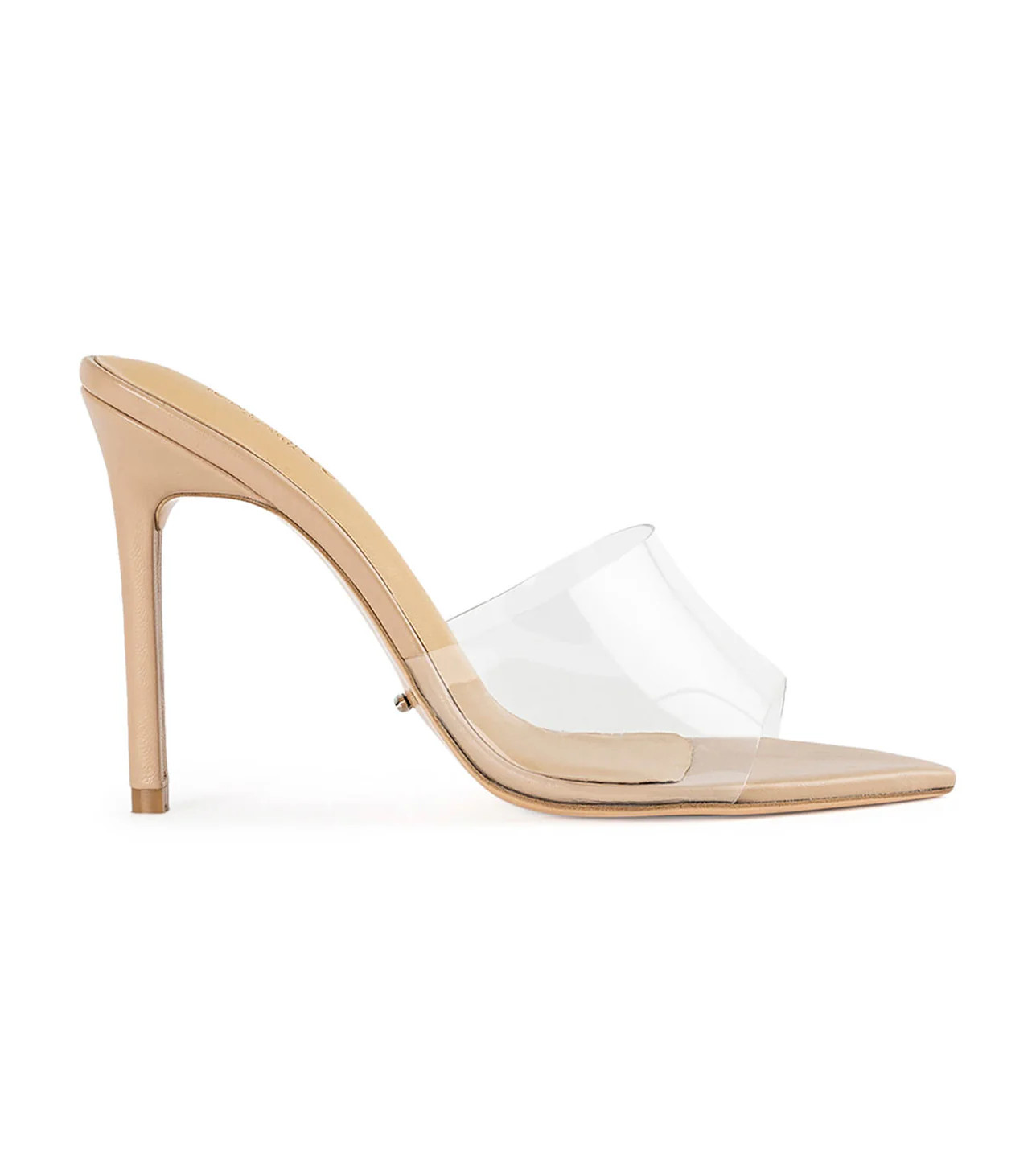 Marley Clear Vinylite/Skin Heels | Tony Bianco US