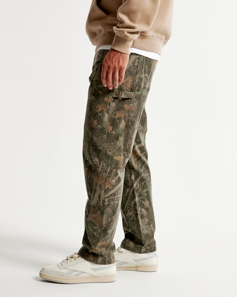 Athletic Loose Workwear Pant | Abercrombie & Fitch (US)