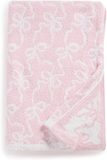 LOVESHACKFANCY Women's Teddy Bow Blanket | Amazon (US)