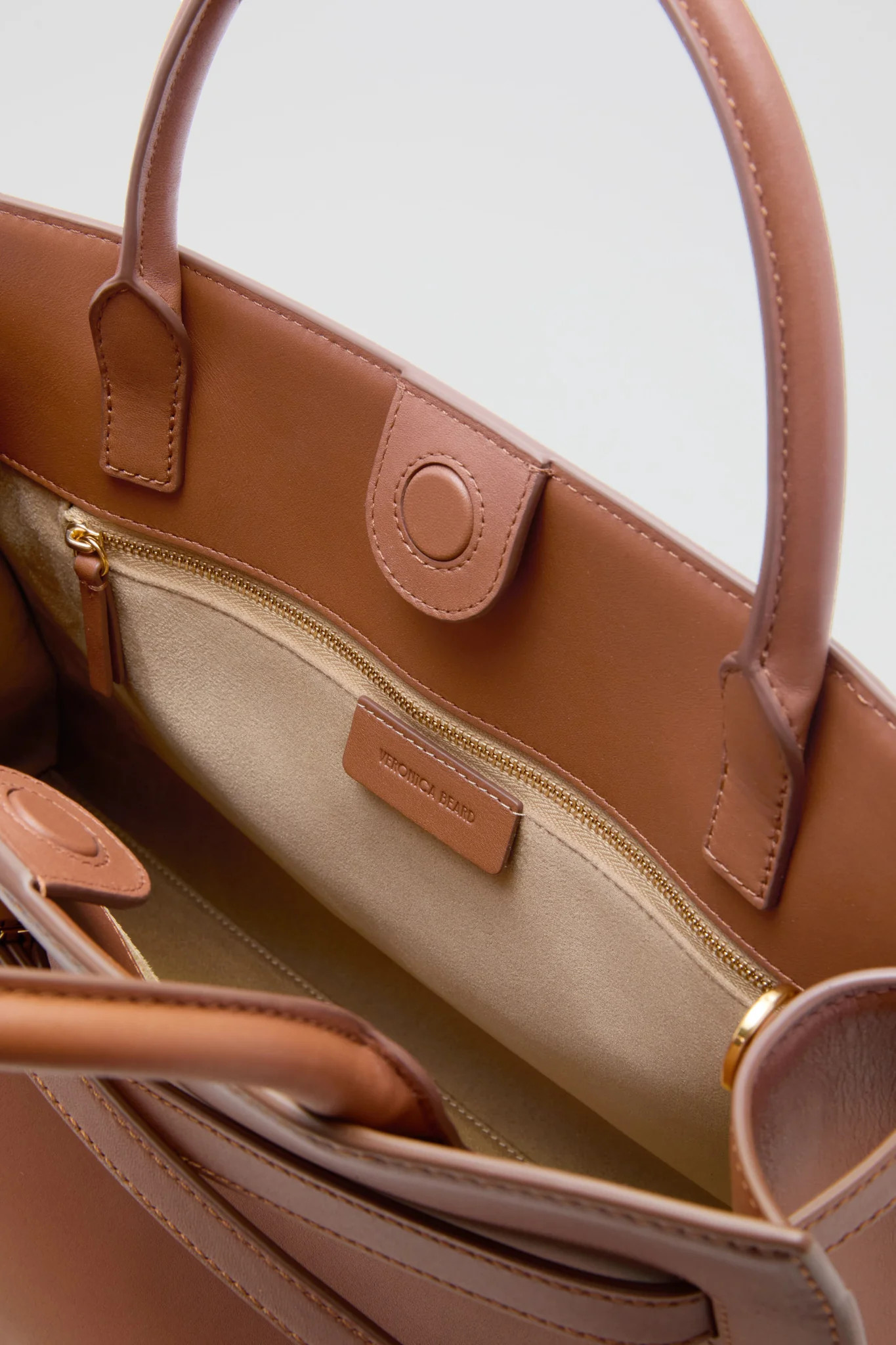 Burnished Hazelwood Large Veronica Beard Dash Bag | Tuckernuck (US)