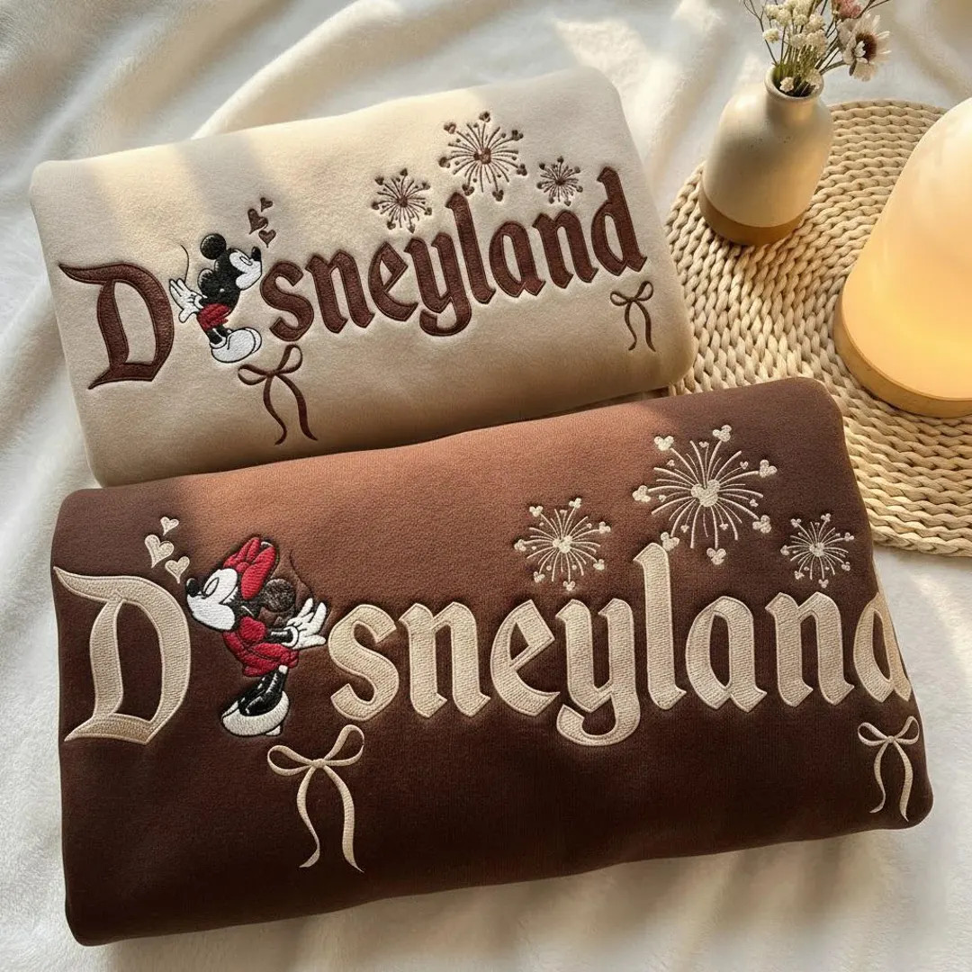 Embroidered Magical Land Couple Sweatshirt, Matching Sweethearts Nite Sweater, Valentines Couple ... | Etsy (US)