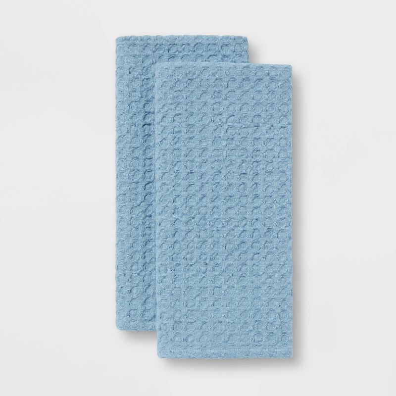 2pk Cotton Waffle Kitchen Towels - Threshold™ | Target