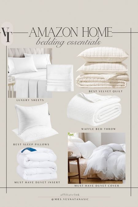 Amazon Home bedding essentials and favorites! Love and have all of these pieces! They are such great quality, look for less! 

Amazon home, Amazon find, bedroom, bedding, bed, Amazon bedding, 

#LTKstyletip #LTKsalealert #LTKhome