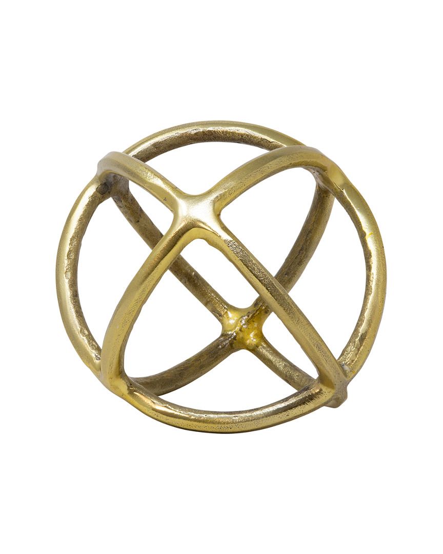 Sagebrook Home Metal Orb Decor | Gilt