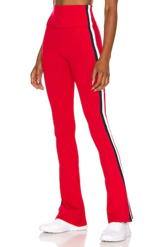 Splits59 Raquel High Waist Flare Legging in Red, Off White, & Indigo from Revolve.com | Revolve Clothing (Global)
