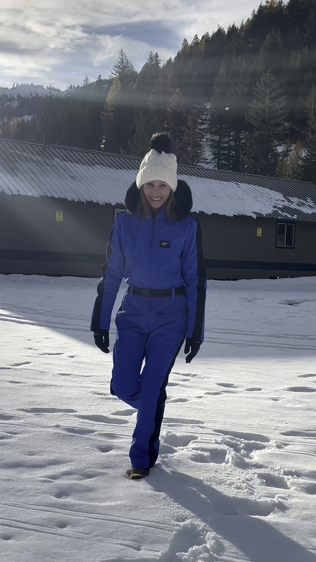 Ready for the slopes in this gorgeous one piece. Wearing a S at 5’5” 112lbs  

#LTKOver40 #LTKVideo #LTKActive