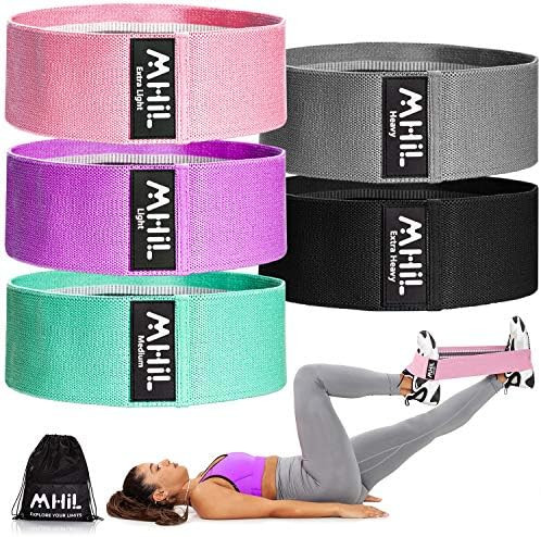 Amazon.com: MhIL 5 Resistance Bands Set - Best Exercise Bands, Booty Bands for Women and Men, Wor... | Amazon (US)