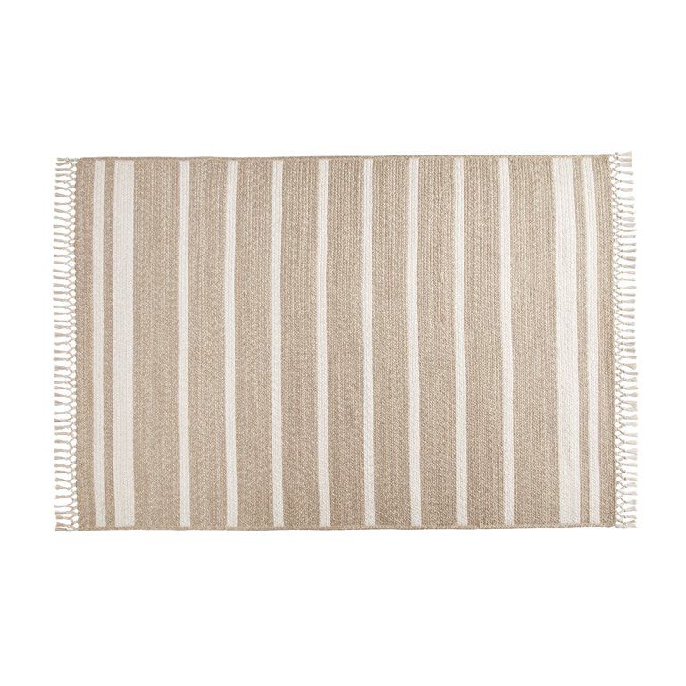 Better Homes & Gardens Stripe 7' x 10' Outdoor Rug by Dave & Jenny Marrs | Walmart (US)